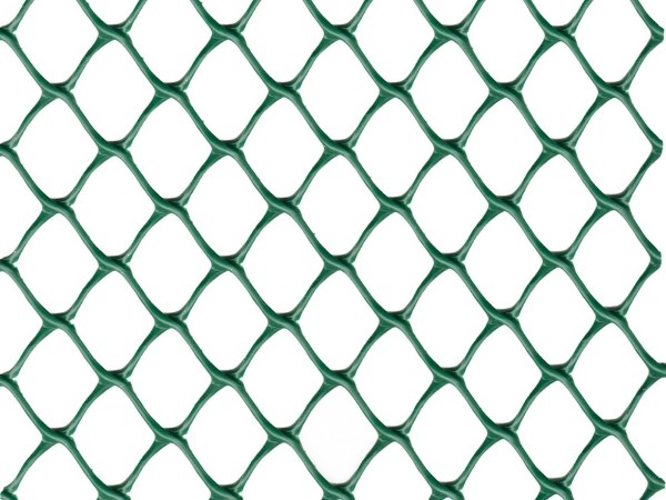 Green diamond extruded plastic net