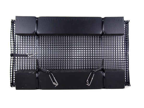 Plastic oyster mesh with foam floater