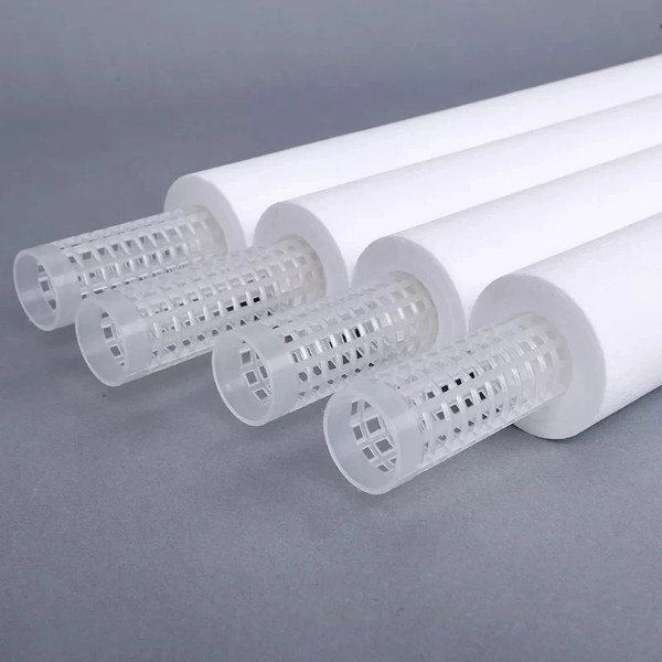 4 filter cartridges with plastic filter net for inner support