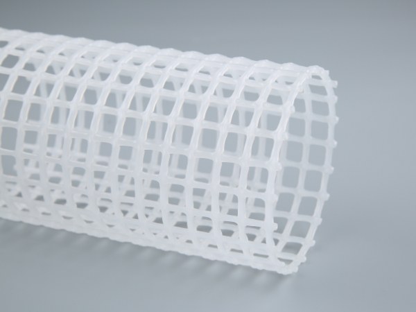 Plastic rigid mesh tubes in different sizes